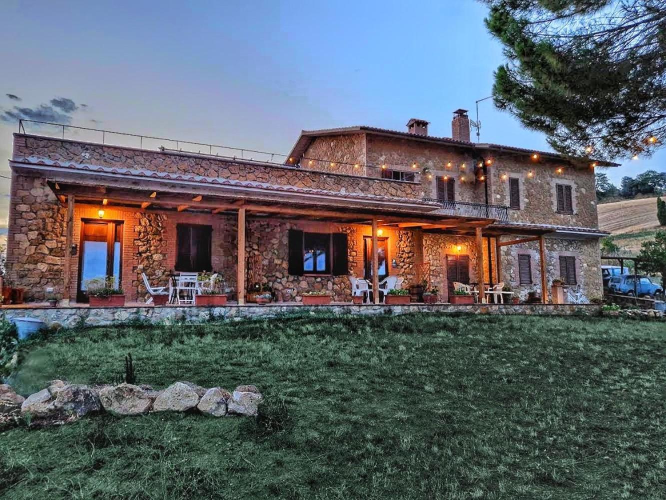 Agriturismo Il Casato - Il Torchio Pienza Bagian luar foto